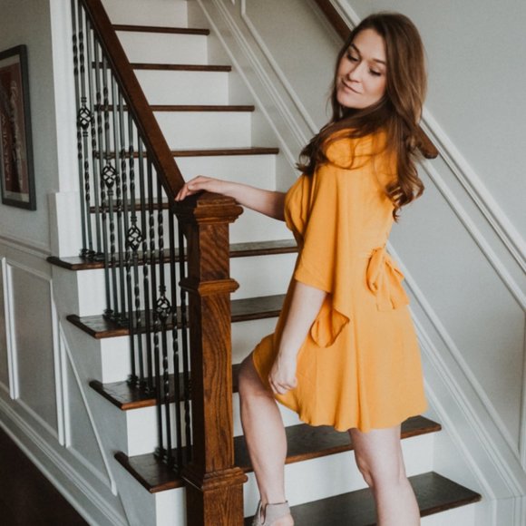 Tied-waist kimono dress - Picture 2 of 4